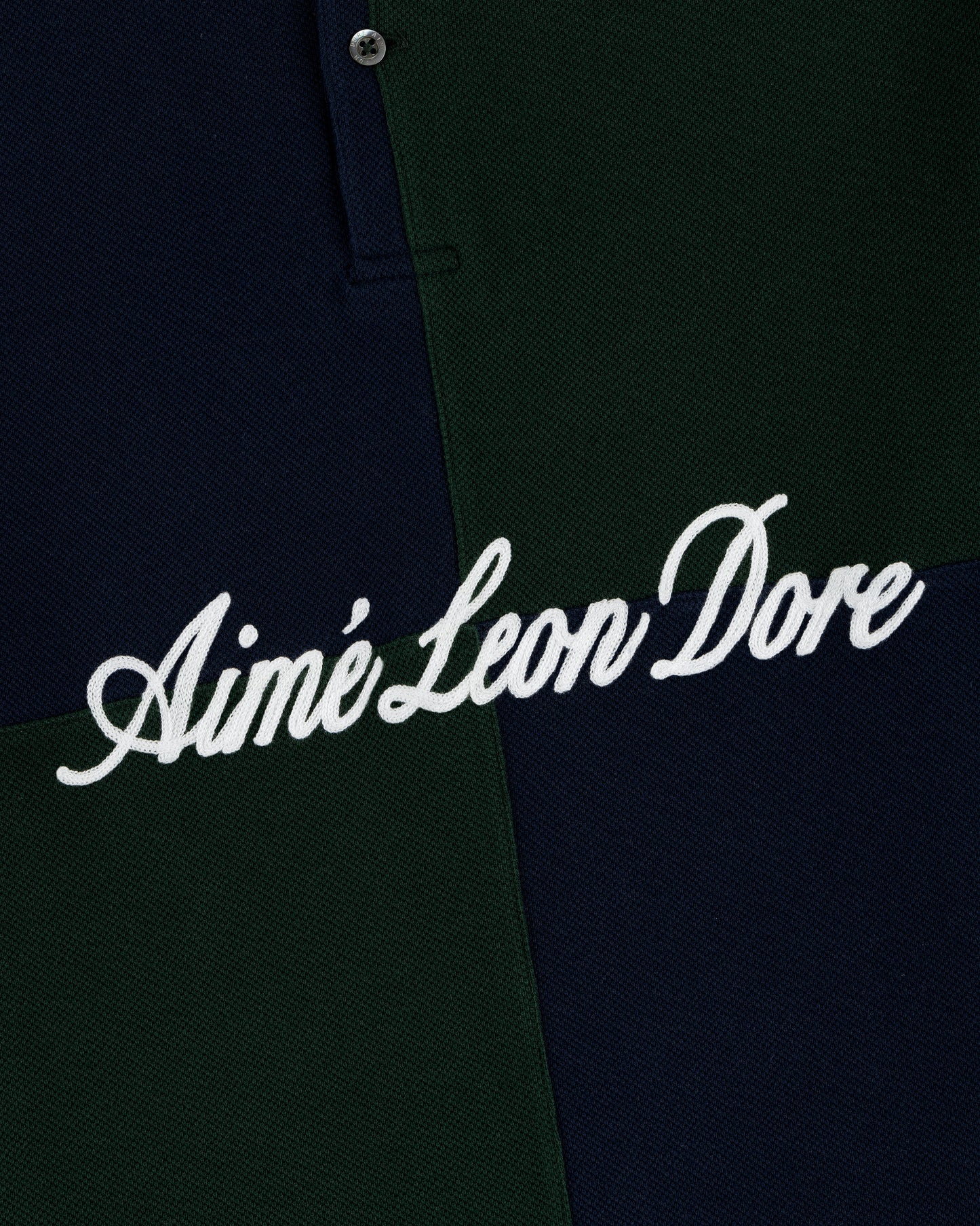 Aime Leon DoreColor Blocked Pique Polo
