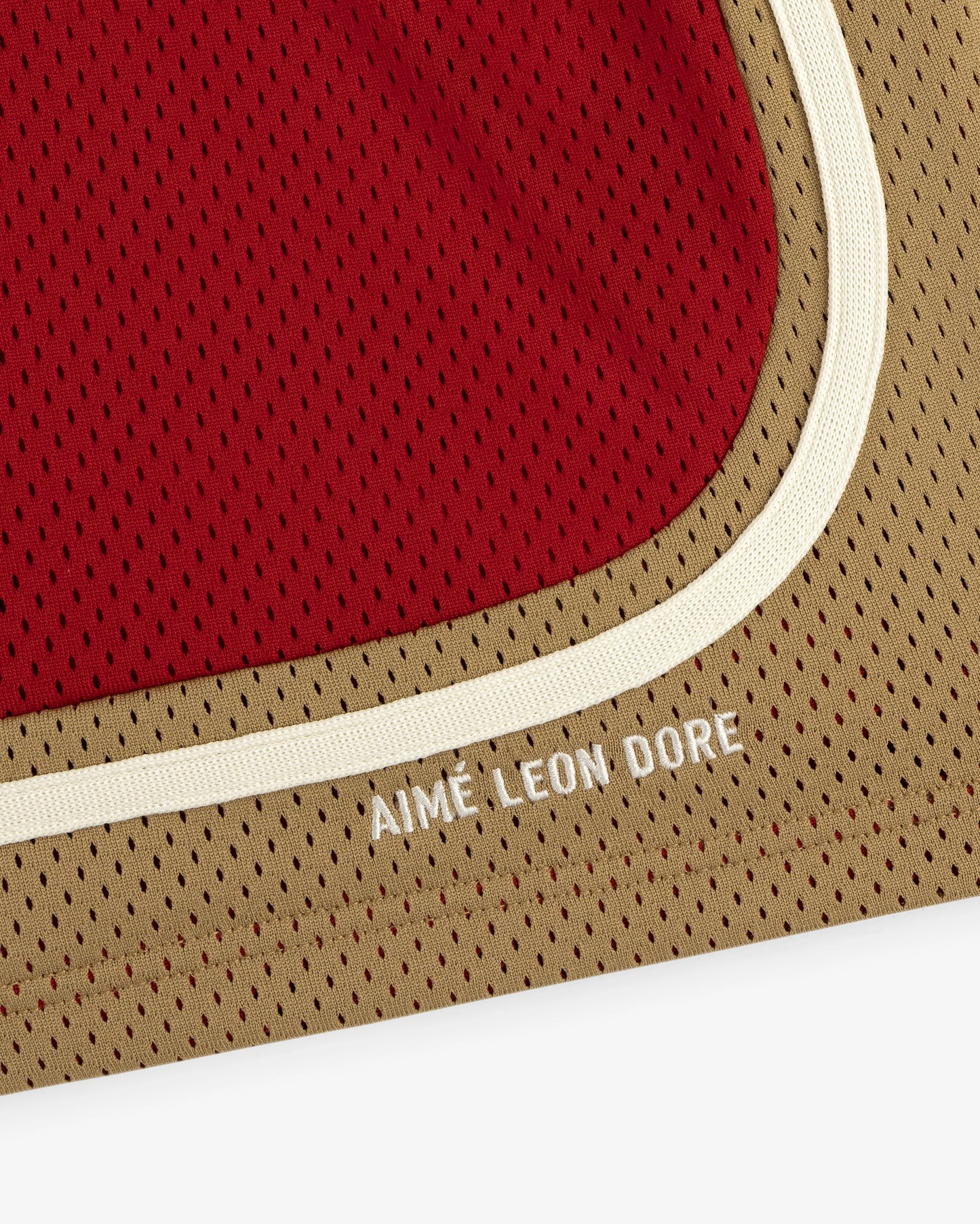 Aime Leon Dore Colorblock Court Short Barbados cherry