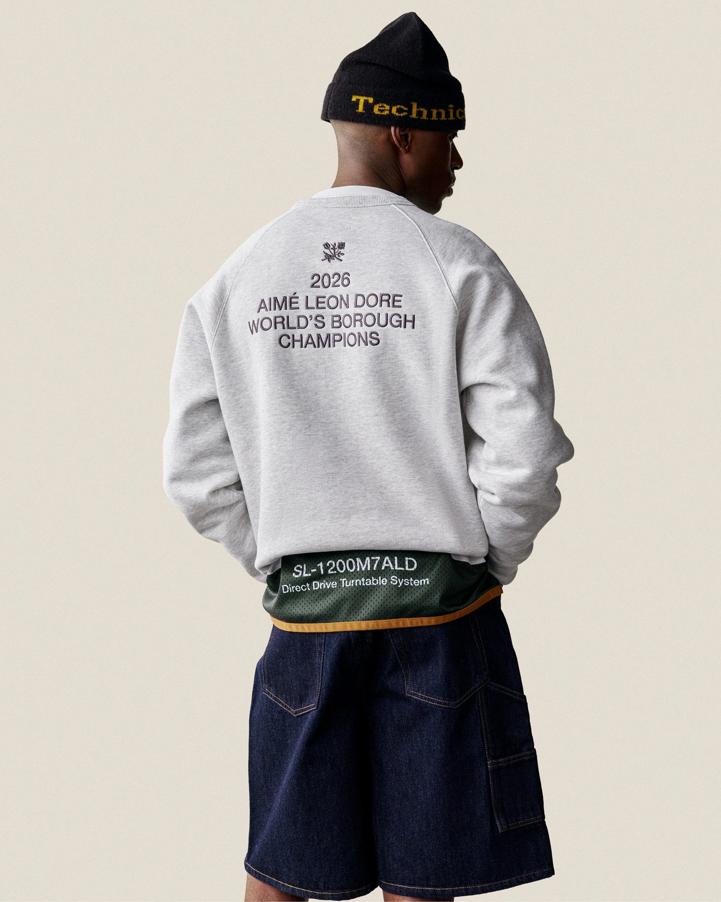 ALD / Technics World Champions Crewneck Silver