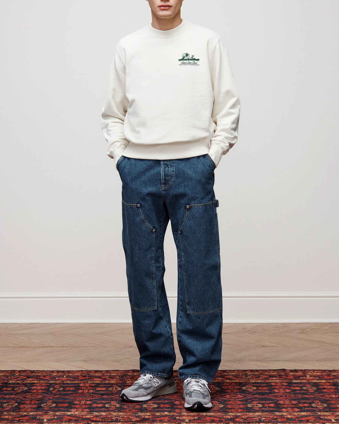 Aime Leon Dore Unisphere Crewneck Sweatshirt Pristine