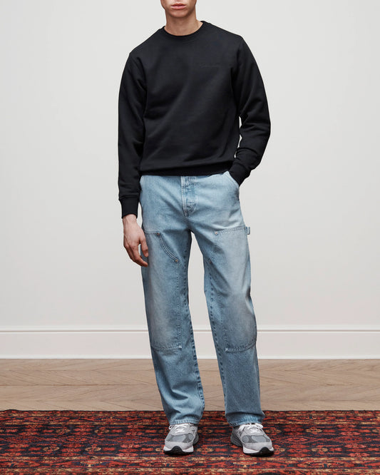 Aime Leon Dore Tonal Logo Crewneck Sweatshirt Black