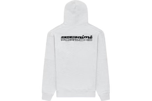 Aime Leon Dore x Porsche 993 Turbo Racing Hoodie Silver Mix
