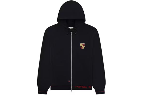 Aime Leon Dore x Porsche Black Full Zip Hoodie
