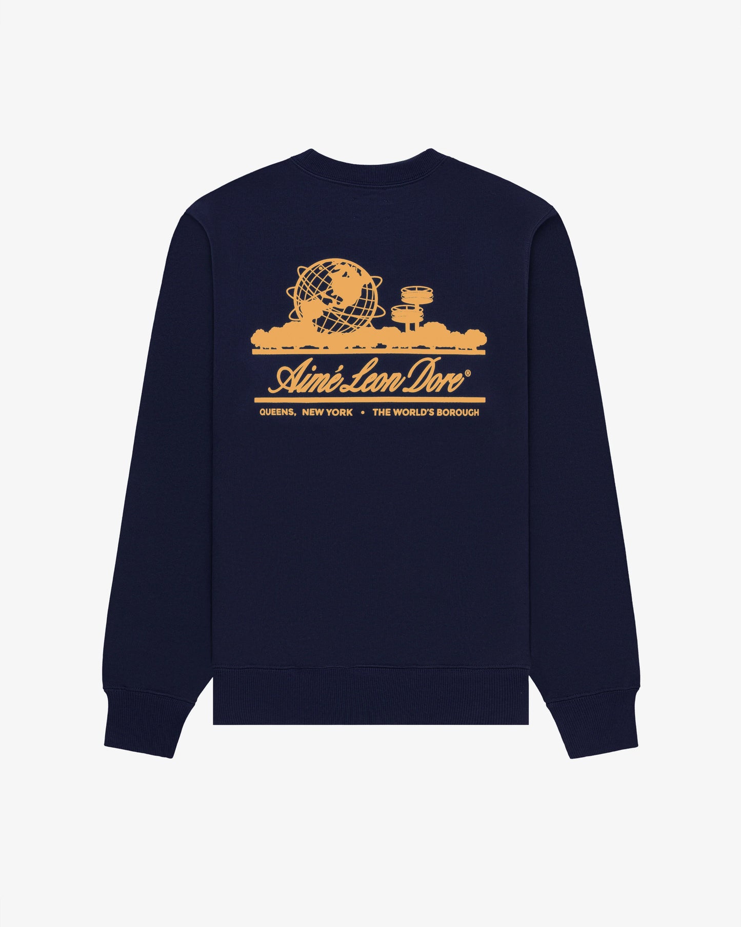 Aime Leon Dore Unisphere Crewneck Sweatshirt Evening Blue