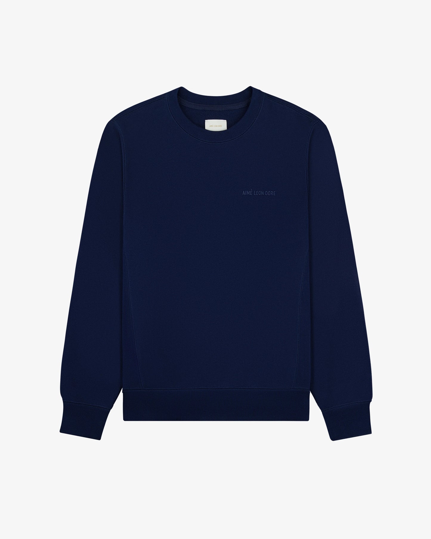Aime Leon Dore Tonal Logo Crewneck Sweatshirt Navy