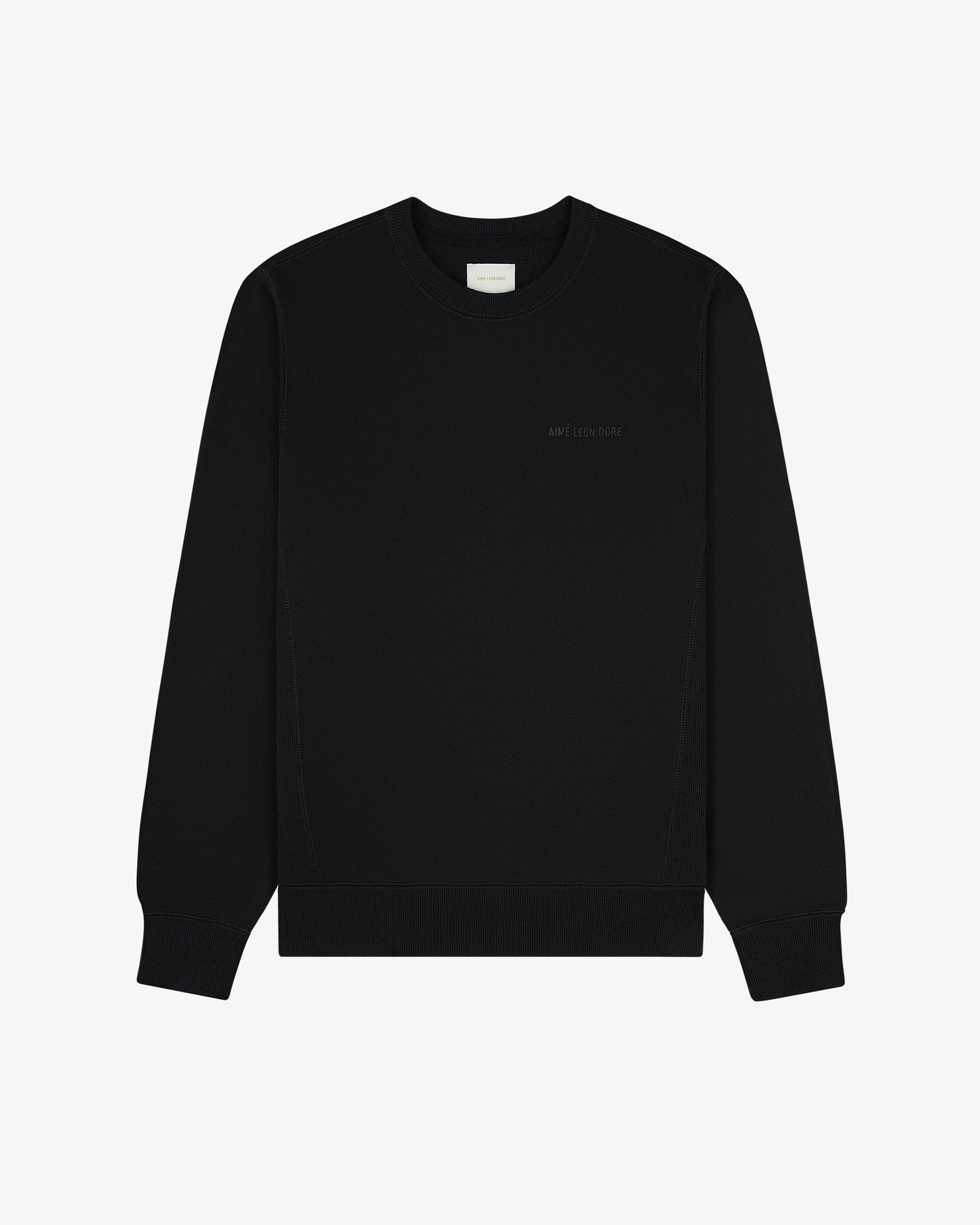 Aime Leon Dore Tonal Logo Crewneck Sweatshirt Black