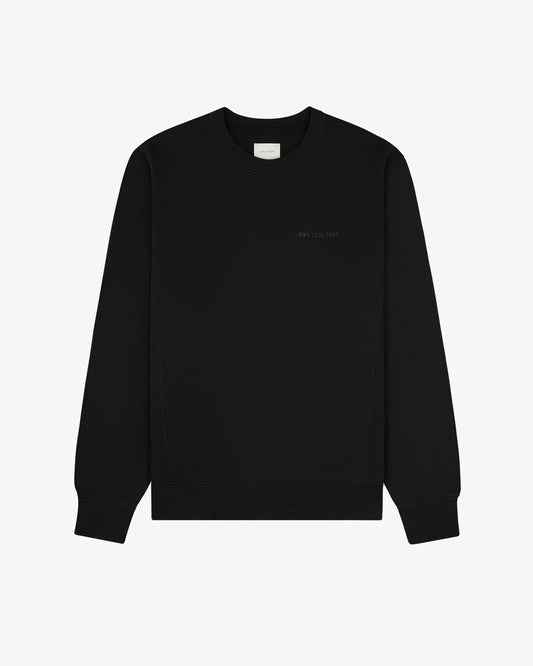 Aime Leon Dore Tonal Logo Crewneck Sweatshirt Black