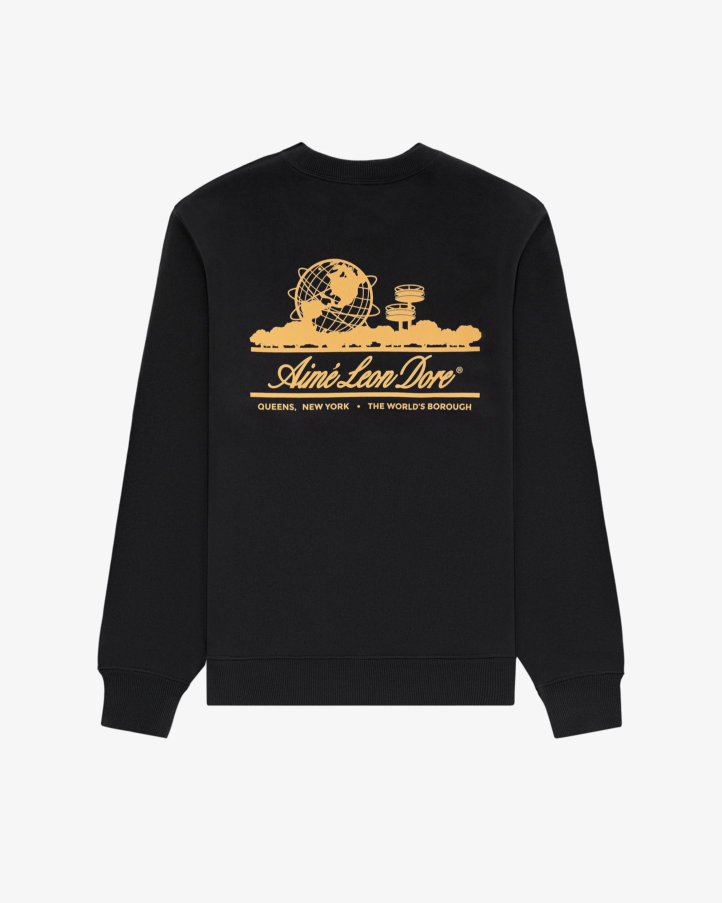 Aime Leon Dore Unisphere Crewneck Sweatshirt Black