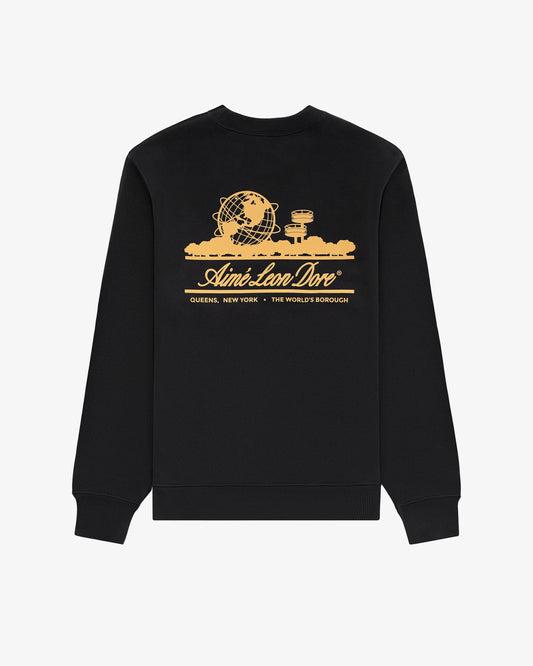 Aime Leon Dore Unisphere Crewneck Sweatshirt Black