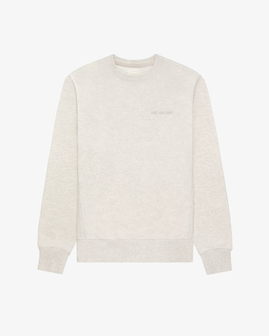 Aime Leon Dore Tonal Logo Crewneck Sweatshirt Oatmeal