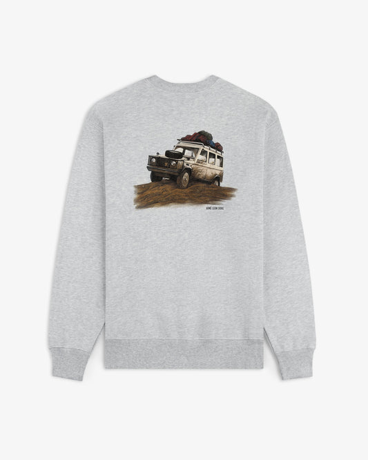 Aime Leon Dore Safari Crewneck Sweatshirt Silver