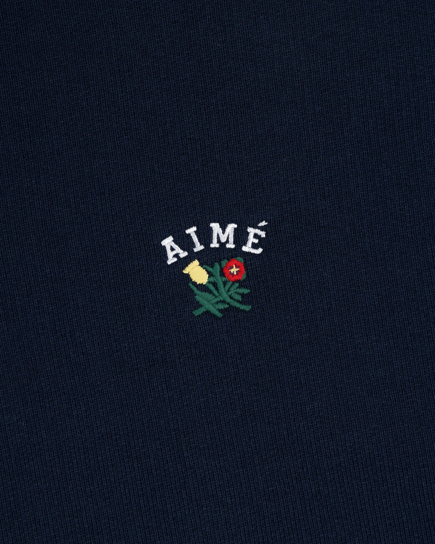 Aime Leon Dore Crest Quarter Zip Pullover Navy