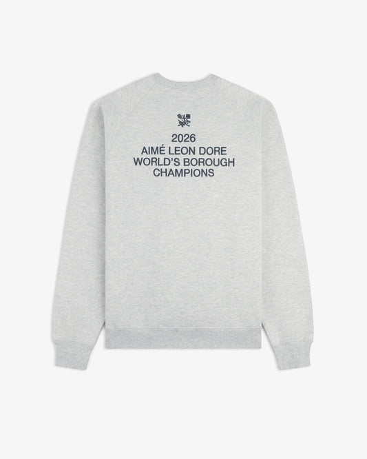 ALD / Technics World Champions Crewneck Silver