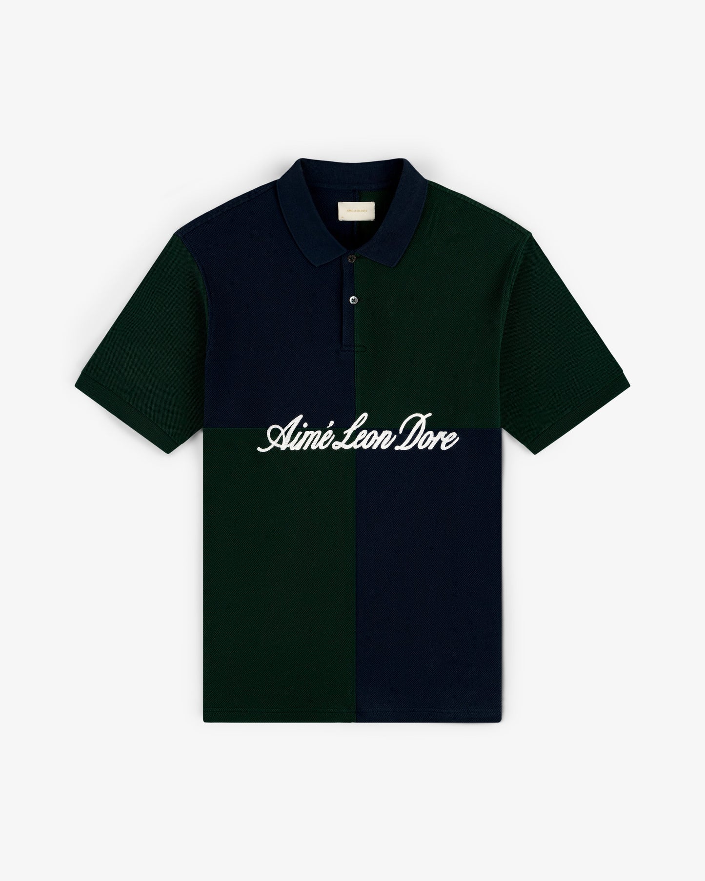 Aime Leon DoreColor Blocked Pique Polo