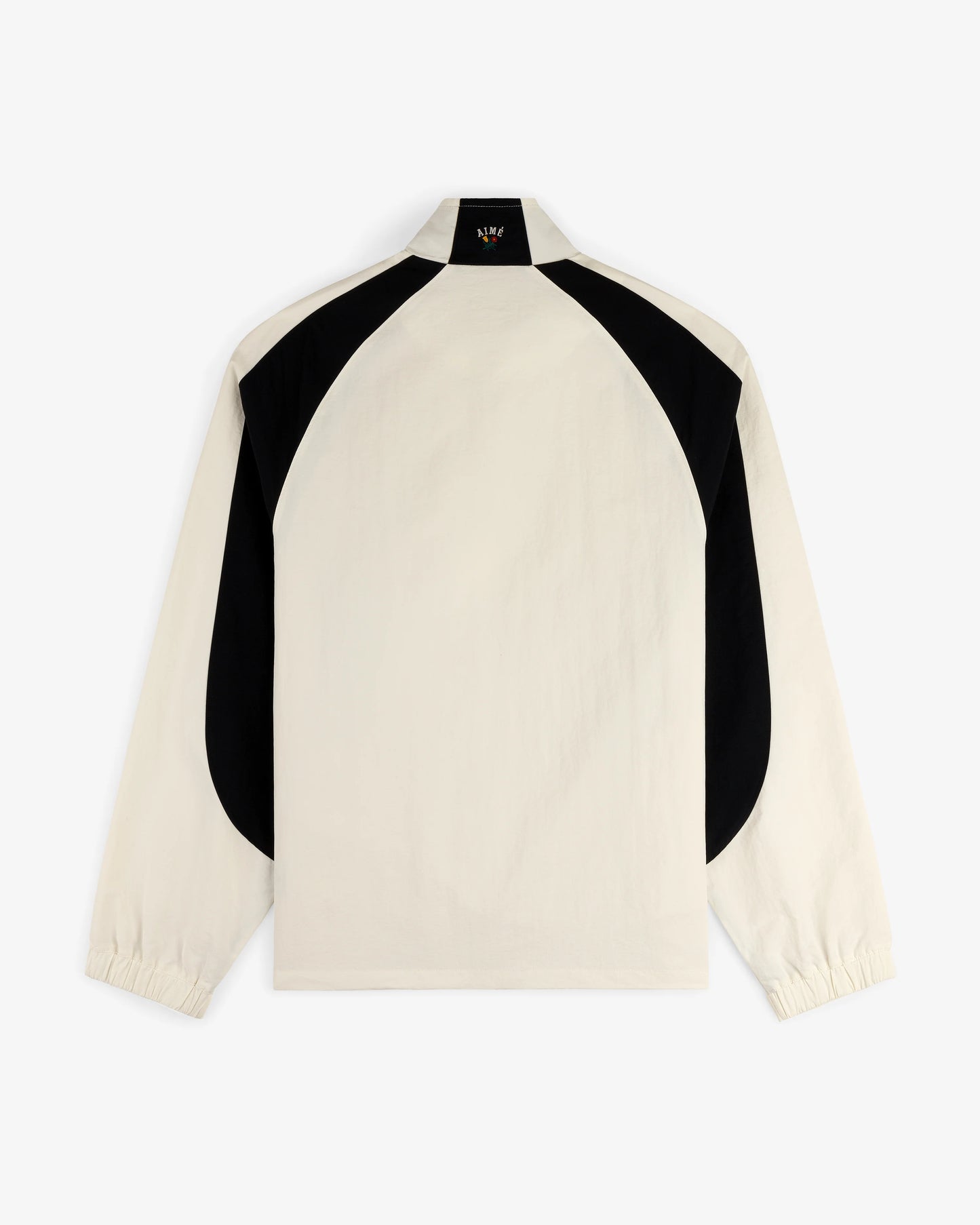 Aime Leon Dore Crest Nylon Half-Zip Pullover Coconut Milk