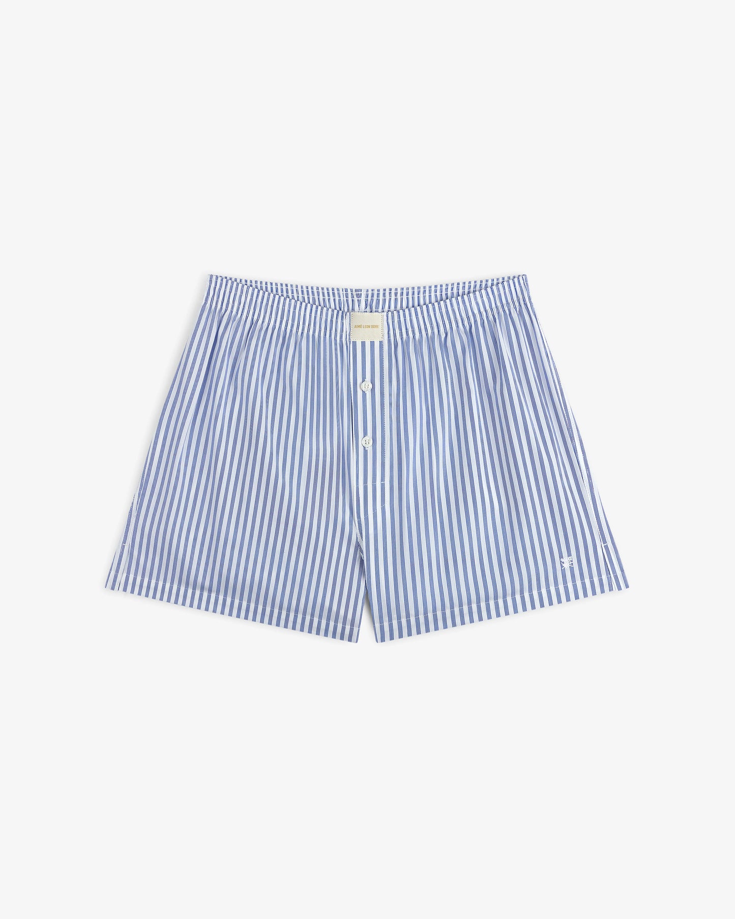 Aime Leon Dore Striped Boxer Short Blue Women's