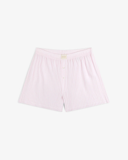 Aime Leon Dore Striped Boxer Short Pink Women's
